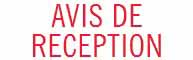 1704 - AVIS DE RECEPTION