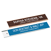 1 x 6 PLASTIC ENGRAVED STANDARD WALL SIGN